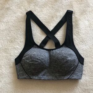 VSX Sport Victoria secret black and heather grey sports bra